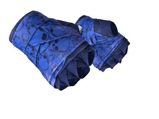 ★ Hand Wraps Cobalt Skulls 121720